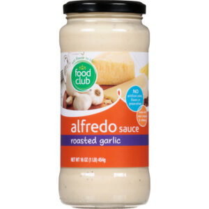 Food Club Roasted Garlic Alfredo Sauce 16 oz