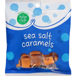 Food Club Sea Salt Caramels 5 oz Bag