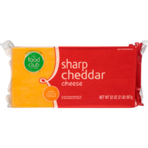 Food Club Sharp Cheddar Cheese 32 oz