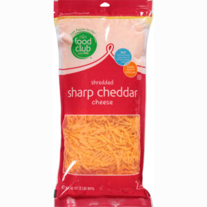 Food Club Sharp Cheddar Shredded Cheese 32 oz