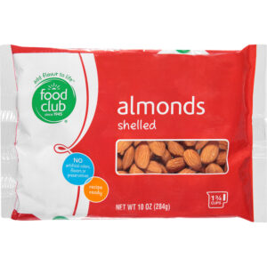 Food Club Shelled Almonds 10 oz