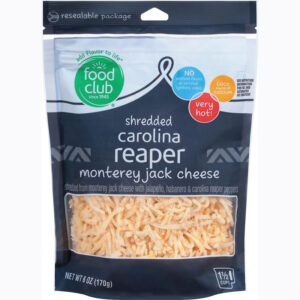 Food Club Shredded Monterey Jack Carolina Reaper Cheese 6 oz
