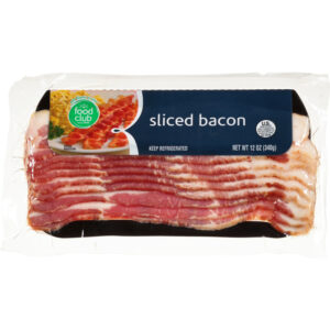 Food Club Sliced Bacon 12 oz