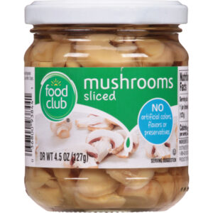 Food Club Sliced Mushrooms 4.5 oz