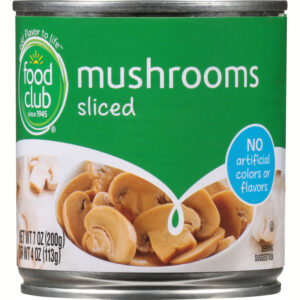 Food Club Sliced Mushrooms 7 oz