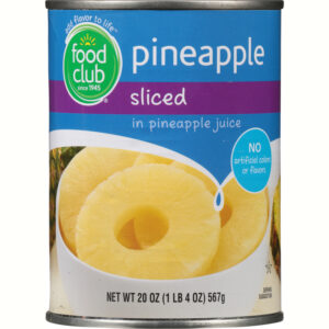 Food Club Sliced Pineapple 20 oz
