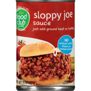 Food Club Sloppy Joe Sauce 15 oz