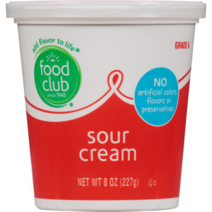 Food Club Sour Cream 8 oz