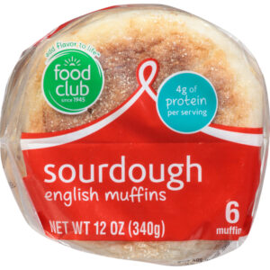 Food Club Sourdough English Muffins 6 ea