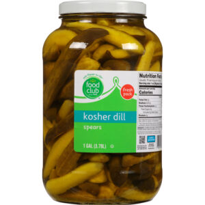 Food Club Spears Kosher Dill Pickles 1 gl