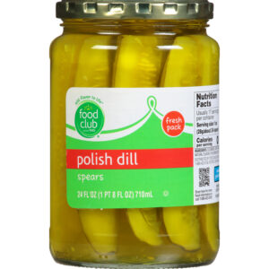 Food Club Spears Polish Dill Pickles 24 fl oz