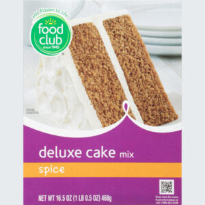 Food Club Spice Deluxe Cake Mix 16.5 oz