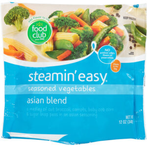 Food Club Steamin' Easy Asian Blend Seasoned Vegetables 12 oz