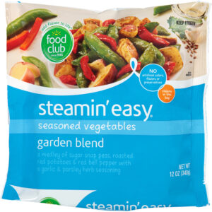 Food Club Steamin' Easy Garden Blend Seasoned Vegetables 12 oz