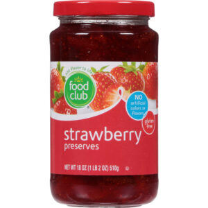 Food Club Strawberry Preserves 18 oz