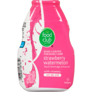 Food Club Strawberry Watermelon Liquid Beverage Enhancer 3.11 fl oz
