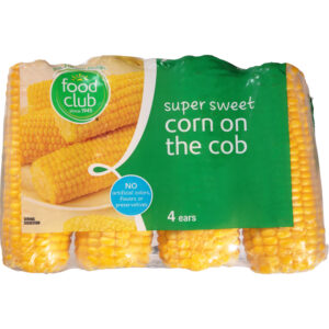 Food Club Super Sweet Corn on the Cob 4 ea
