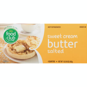 Food Club Sweet Cream Salted Butter 4 ea