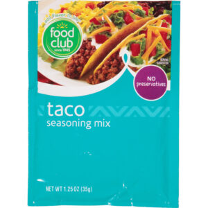 Food Club Taco Seasoning Mix 1.25 oz
