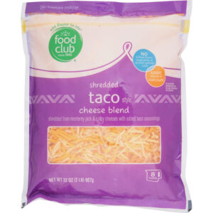 Food Club Taco Style Shredded Cheese Blend 32 oz