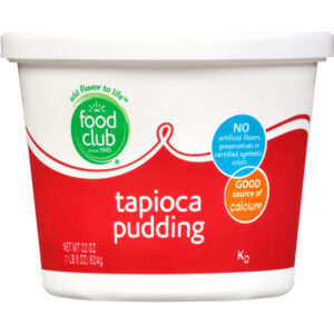 Food Club Tapioca Pudding 22 oz