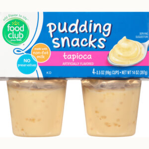 Food Club Tapioca Pudding Snacks 4 ea