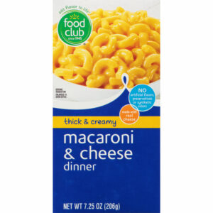 Food Club Thick & Creamy Macaroni & Cheese Dinner 7.25 oz