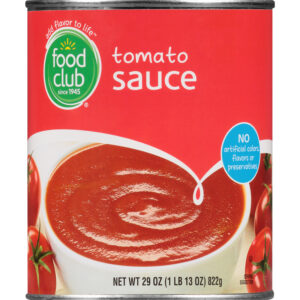 Food Club Tomato Sauce 29 oz