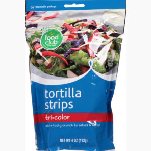 Food Club Tri-Color Tortilla Strips 4 oz