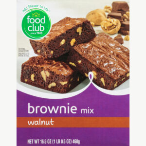 Food Club Walnut Brownie Mix 16.5 oz