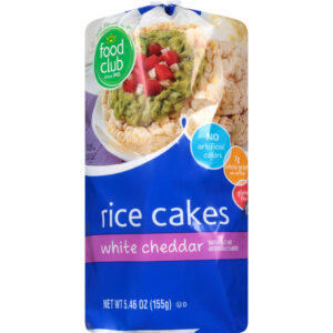 Food Club White Cheddar Rice Cakes 5.46 oz