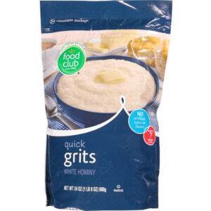 Food Club White Hominy Quick Grits 24 oz