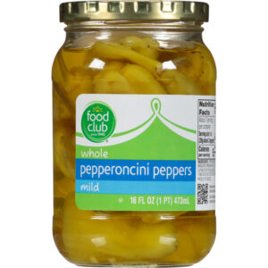 Food Club Whole Mild Pepperoncini Peppers 16 fl oz