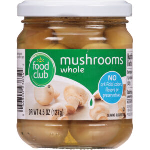 Food Club Whole Mushrooms 4.5 oz