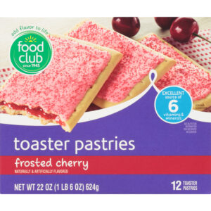 Frosted Cherry Toaster Pastries