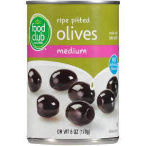 Medium Ripe Pitted Olives