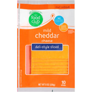 Mild Cheddar Deli-Style Sliced Cheese