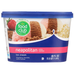 Neapolitan Strawberry  Chocolate  Vanilla Flavored Ice Cream