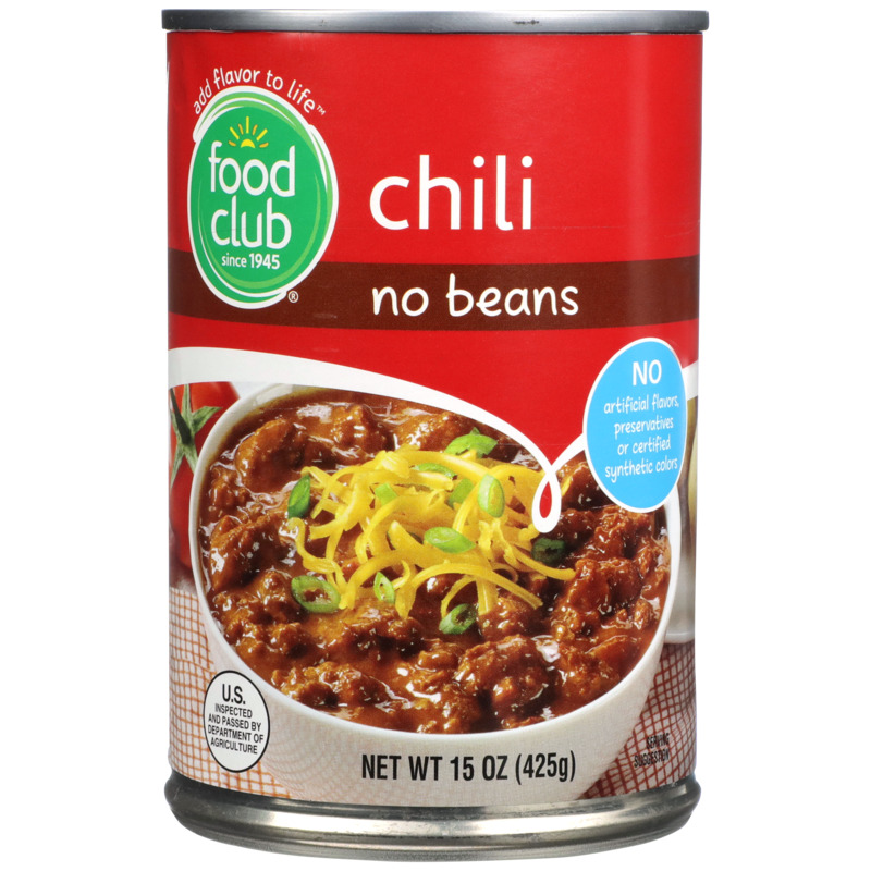 No Beans Chili - Food Club Brand