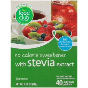 No Calorie Sweetener With Stevia Extract