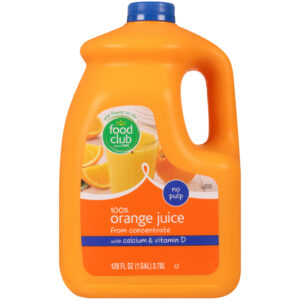 No Pulp 100% Orange Juice From Concentrate With Calcium & Vitamin D