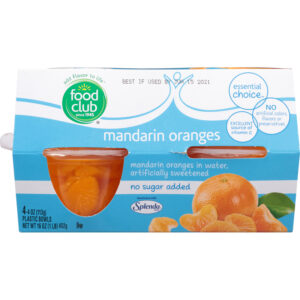 No Sugar Added Mandarin Oranges In Water