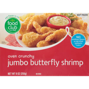 Oven Crunchy Jumbo Butterfly Shrimp