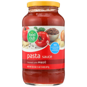 Pasta Sauce Flavored With Meat