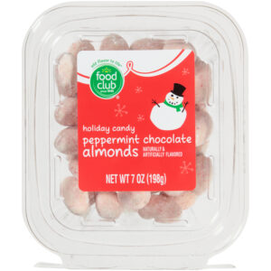 Peppermint Chocolate Almonds Holiday Candy