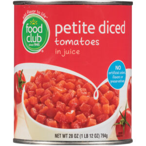 Petite Diced Tomatoes In Juice