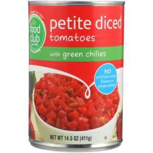 Petite Diced Tomatoes With Green Chilies