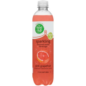 Pink Grapefruit Flavored Sparkling Water Beverage