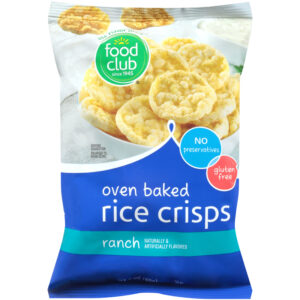 Ranch Oven Baked Rice Crisps
