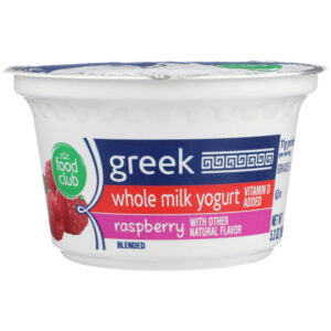 Raspberry Blended Greek Whole Milk Yogurt